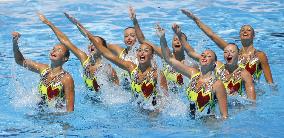 Synchronized swimming: Russian team wins technical routine final