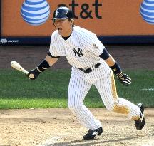 New York Yankees' H. Matsui goes hitless