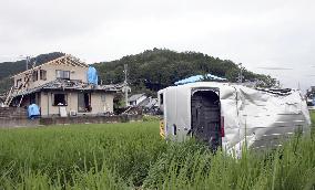 Gusts believed to be tornado occur in Okayama Pref.