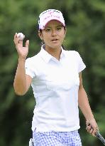 Ai Miyazato in 3-way tie for lead at Evian Masters