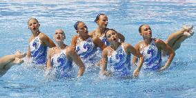 Russia claims 6th gold medal at synchronized swimming