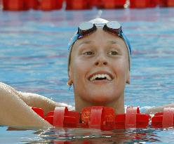 Federica Pellegrin wins women's 200m freestyle with world record