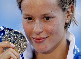 Federica Pellegrin wins women's 200m freestyle with world record