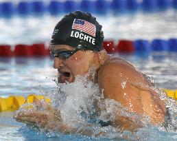 Lochte wins men's 200m medley with world record