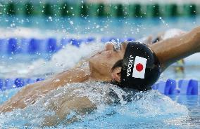 Koga reaches 50 backstroke final, Irie dumped out