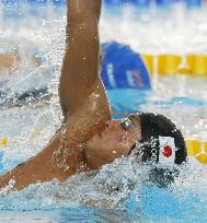 Japan's Koga wins silver in men's 50m backstroke