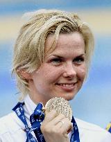 Germany's Britta Steffen wins women's 50m freestyle