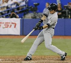 N.Y. Yankees' Matsui hits homer against Toronto Blue Jays