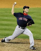 Boston Red Sox pitcher Tazawa makes bitter debut