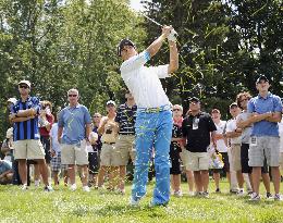 Ishikawa practices ahead of PGA Championship