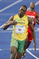 Bolt rewrites world record for men's 100m at world c'ships