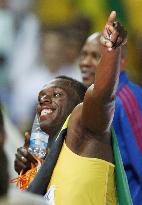 Bolt rewrites world record for men's 100m