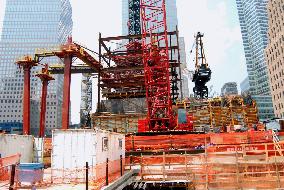 Construction under way at 9/11 Ground Zero