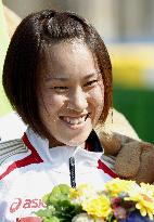 Ozaki wins silver at world c'ships marathon