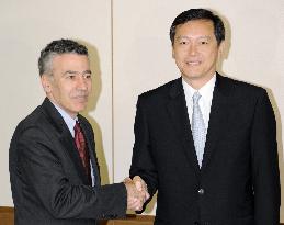 Goldberg meets with Saiki over N. Korea sanctions