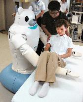 Tokai Rubber, Riken devise nursing-care robot to carry people
