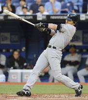 Yankees' Matsui plays vs. Blue Jays