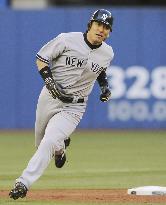 Yankees' Matsui plays vs. Blue Jays