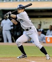Seattle's Ichiro plays vs Oakland