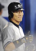Yankees' Matsui in dugout