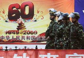 People, police in Urumqi