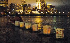 Lantern floating event held on Hudson River for Sept. 11 victims