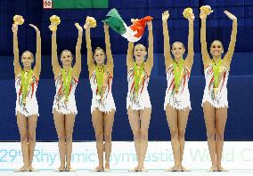 Italy wins team gold at rhythmic gymnastics worlds