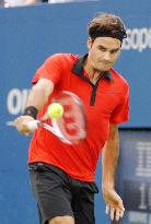 Federer in U.S. Open tennis