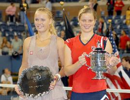 Clijsters wins U.S. Open tennis