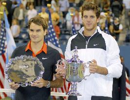 Del Potro dethrones Federer at U.S. Open tennis