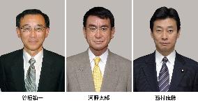 3 LDP lawmakers run in president election