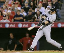 Yankees Matsui hits homer vs Angels