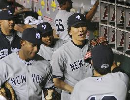 Yankees Matsui hits homer vs Angels