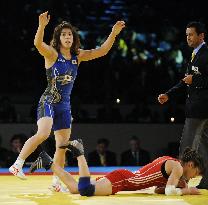 Yoshida wins 55-kg gold at world c'ships