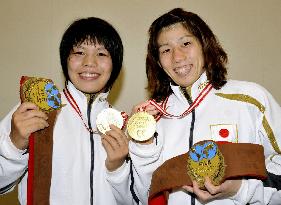 Yoshida, Nishimaki win golds at world c'ships