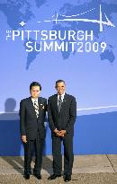 Hatoyama, Obama meet in Pittsburgh