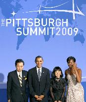 Hatoyamas, Obamas meet in Pittsburgh