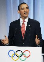 U.S. President Obama, his wife Michele at IOC meeting
