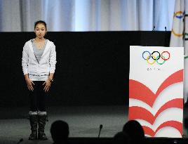 15-year-old gymnast speaks at IOC meeting