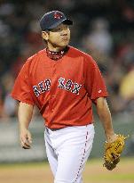 Matsuzaka solid as Red Sox beats Indians