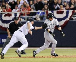 H. Matsui 1-for-3 as Yankees move on to ALCS