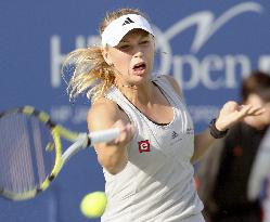 Top seed Wozniacki into Japan Women's Open q'finals