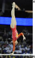 Japan's Tsurumi wins women's uneven bars silver at worlds