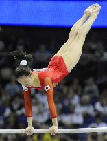 Japan's Tsurumi wins women's uneven bars silver at worlds