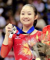 Japan's Tsurumi wins women's uneven bars silver at worlds