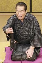 Rakugo comedian Sanyutei Enraku dies at 76