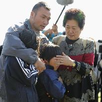 Sea accident survivor reunited with family