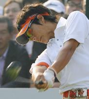 Ishikawa plays at HSBC Champions golf tournament