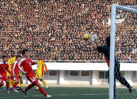 Brazilian club plays friendly game in Pyongyang