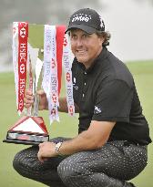 Mickelson wins HSBC Champions golf tournament in Shanghai